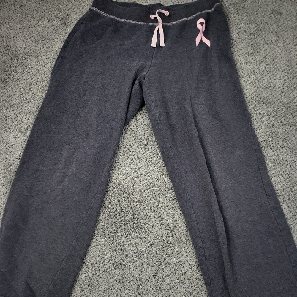 Women's breast cancer sweatpants size m